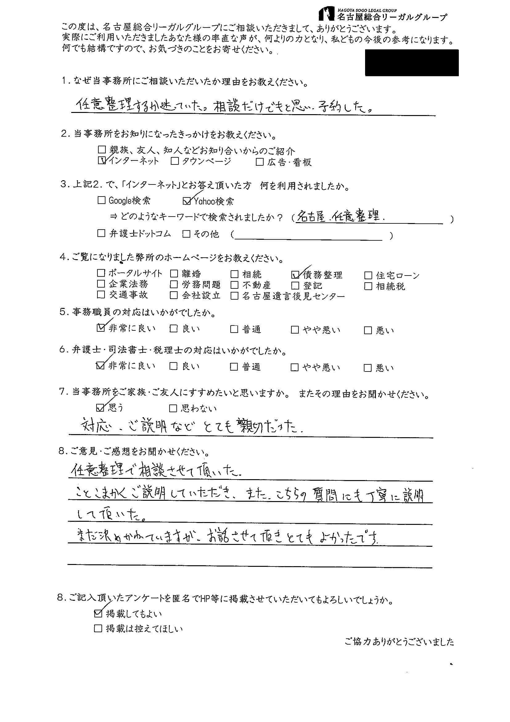 No.56　匿名希望 様