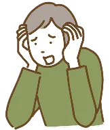 決断できず悩んでいるイメージ